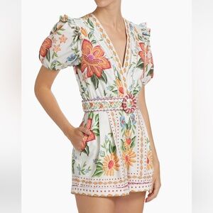 Bloom Garden Floral Cotton Romper